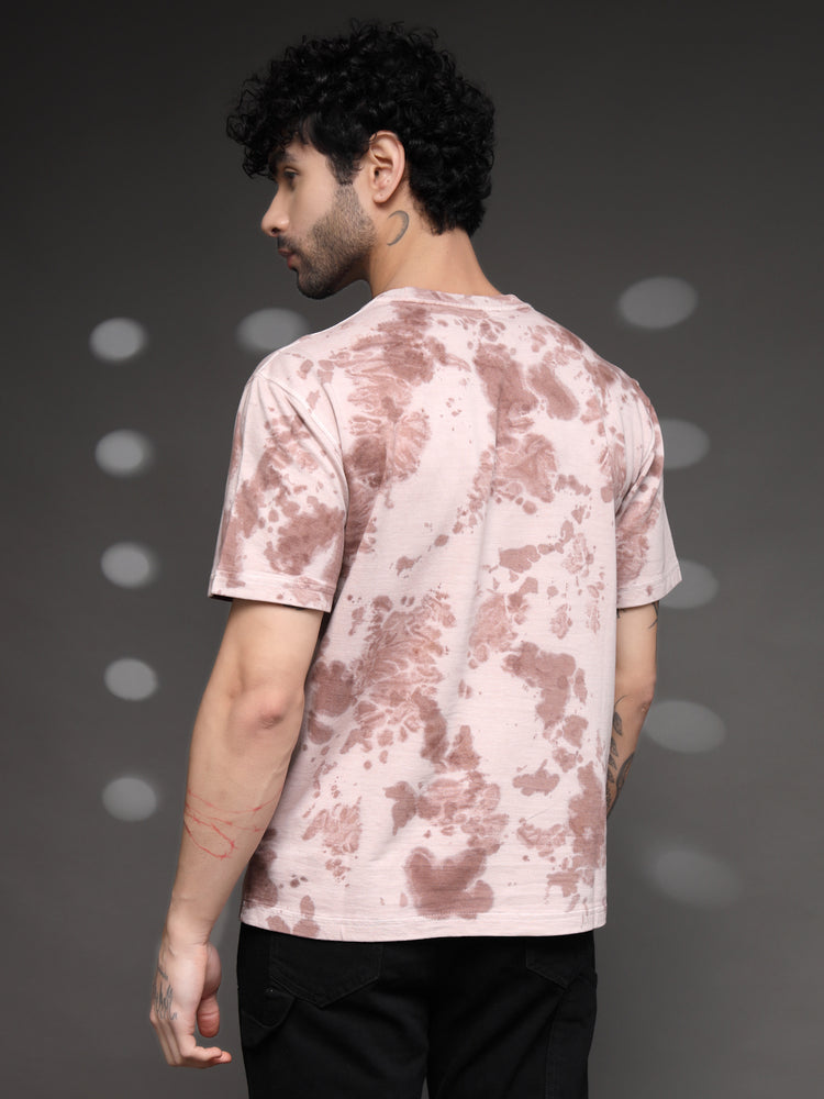 Men's Pink Tie-Dye Validation Tee