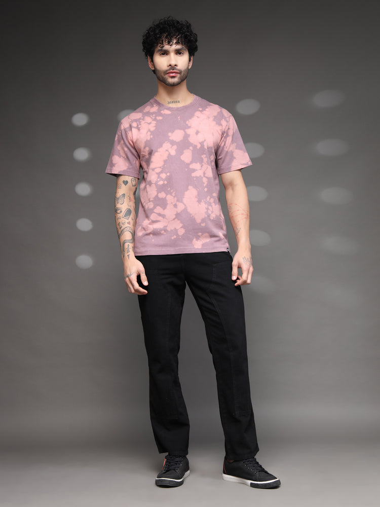 Onion Pink Acid Wash T-Shirt