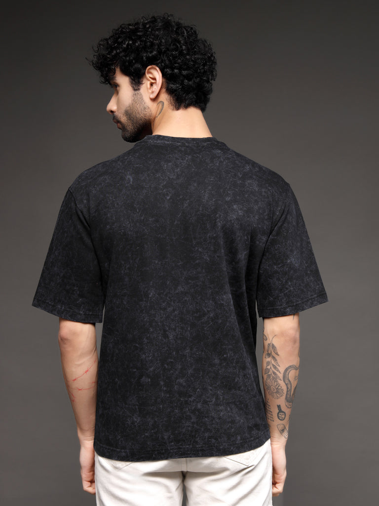 Men's Black Hannya Mask Tee