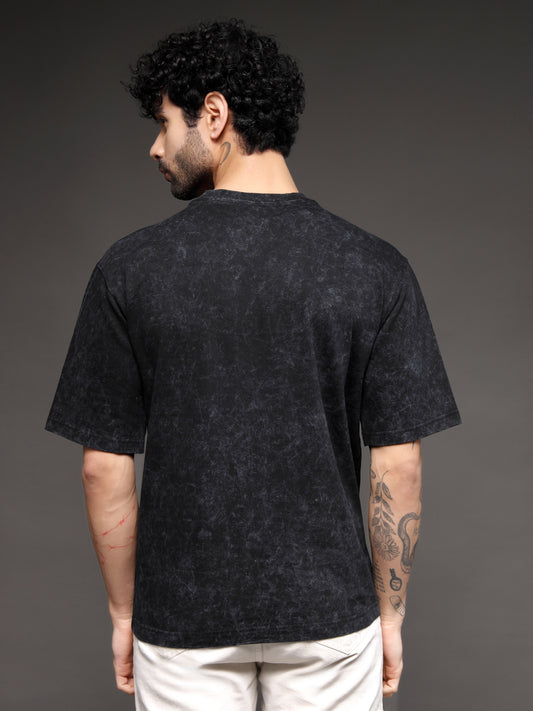 Men's Black Hannya Mask Tee