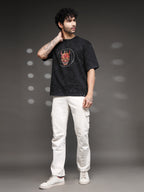 Men's Black Hannya Mask Tee