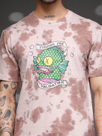 Men's Pink Tie-Dye Validation Tee