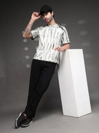 Olive Green Acid Wash  tie dye T-Shirt