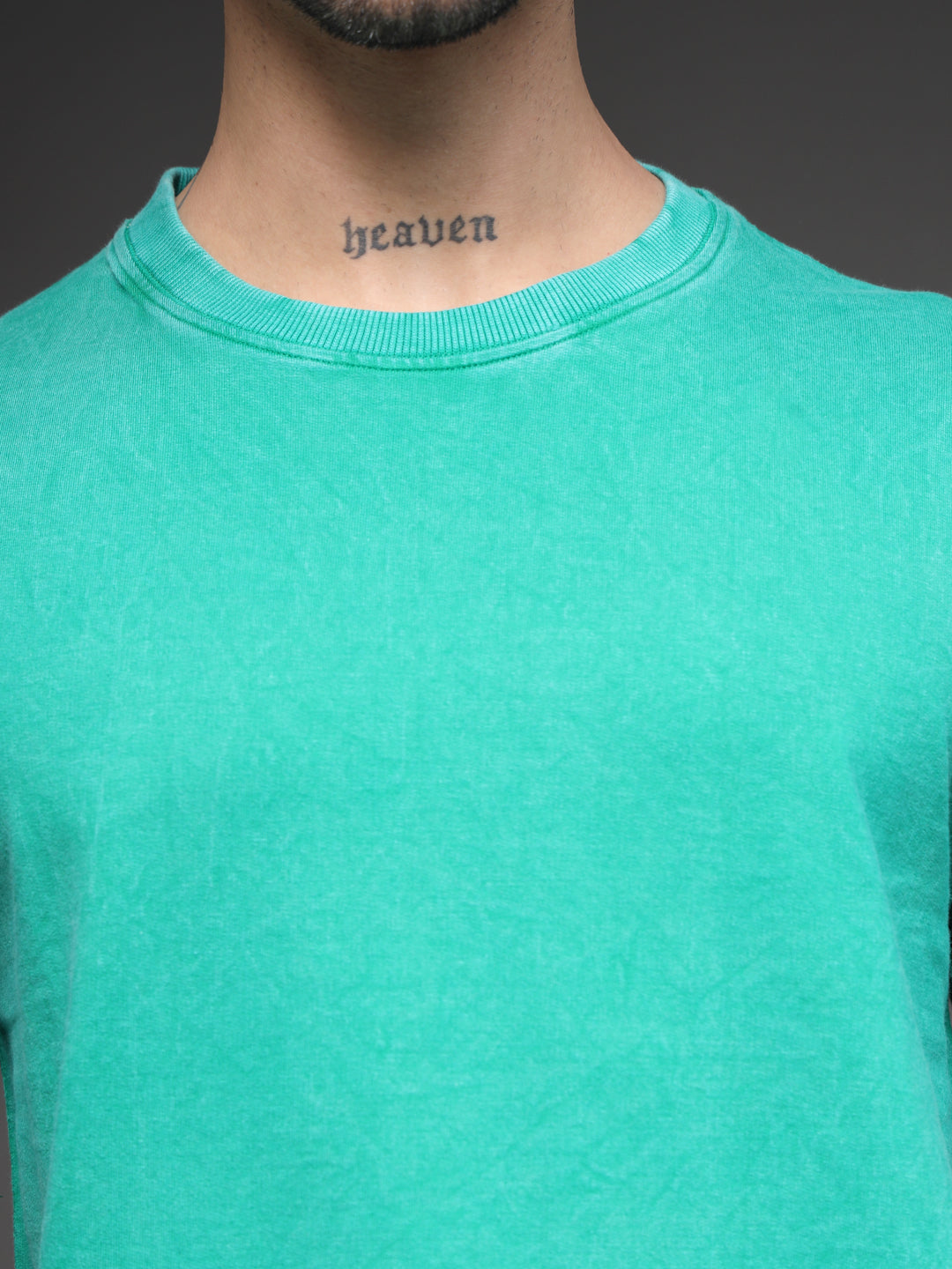 Sea Green Acid Wash T-Shirt