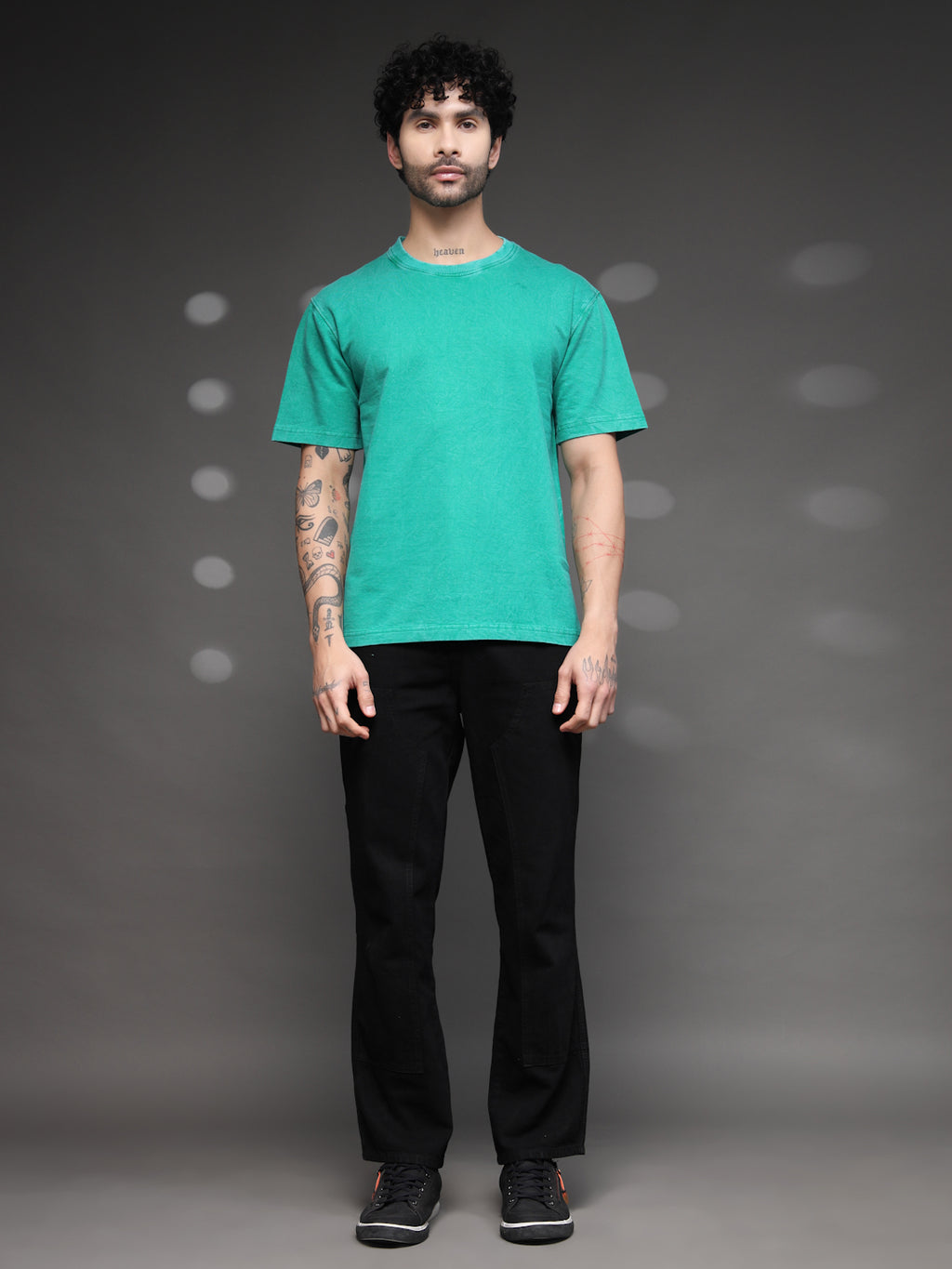 Sea Green Acid Wash T-Shirt