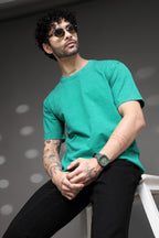 Sea Green Acid Wash T-Shirt