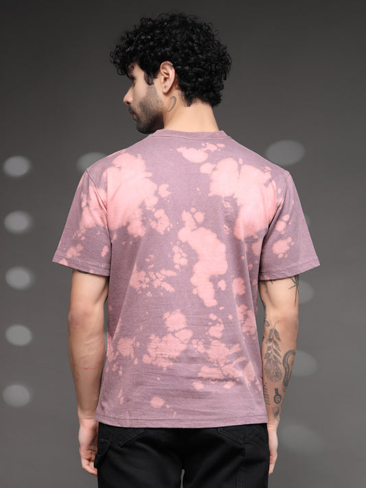 Onion Pink Acid Wash T-Shirt