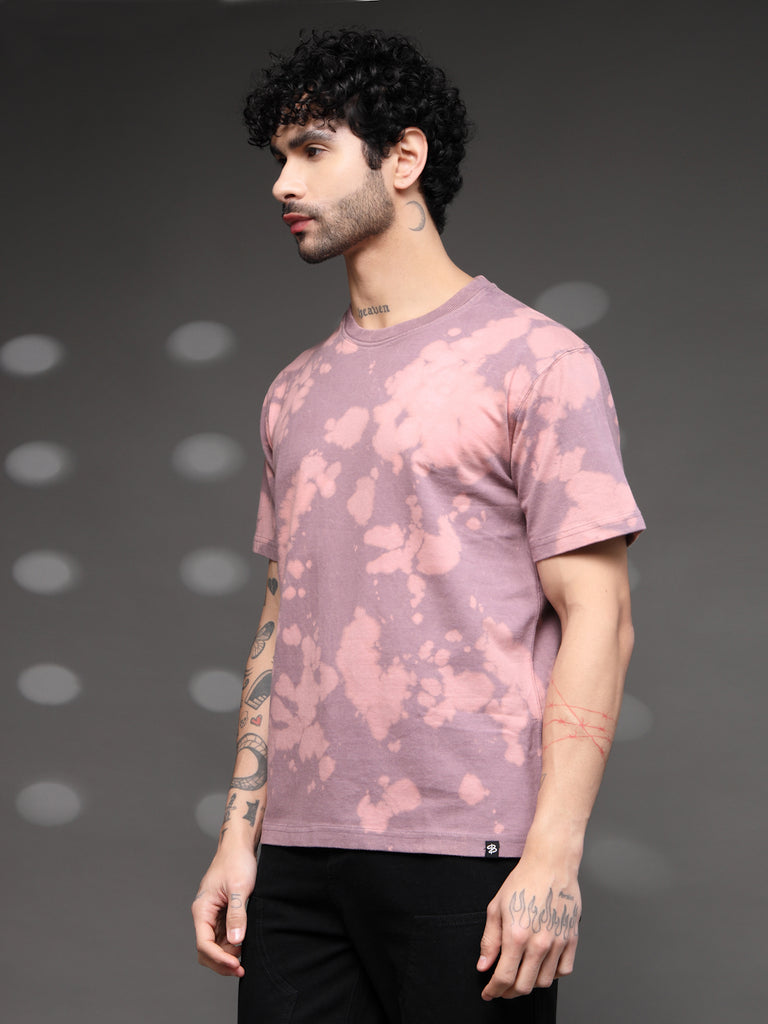 Onion Pink Acid Wash T-Shirt