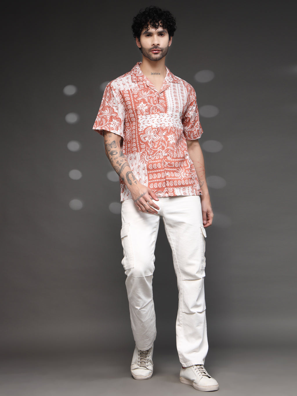 Rusty Floral Resort Cuban Shirt